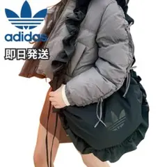 国内未発売 アディダス ショルダーバッグ フリル ブラック ラッフル L
