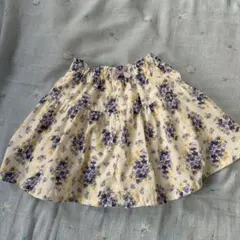 anyfam あじさい　花柄　スカート　パンツ　スカパン　120 オンワード