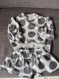 マーキーズ　ドット柄セットアップ　80㎝