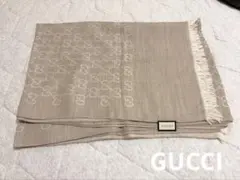 GUCCIグッチ ストール GG柄 ショール ウール シルク混のサムネイル
