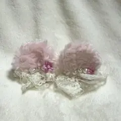 ディズニー ミニー ヘアピン カチューシャ ピンク