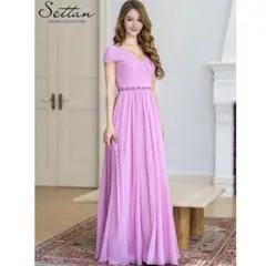 ERUKEI ロングドレス　settan ローブドフルール　エンジェルアール　S