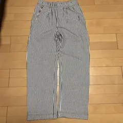 ZARA メンズ　ストライプ　ジョガーパンツ　S