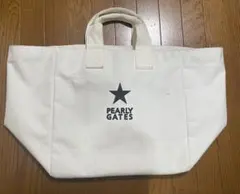 PEARLY GATES ビックトートバッグ ホワイトのサムネイル