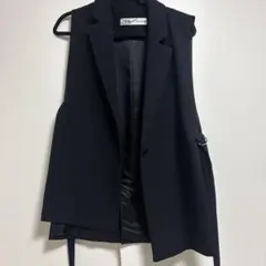 ZARA ジレ　♡ブラック♡