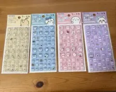 【即日発送‼️】ちいかわ ブロックドロップシール 4点 タイルみたいなシールセット