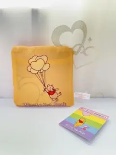 くまのプーさん　エコバッグ　イエロー