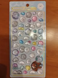 正規品　水族館限定アザラシ　ボンボンドロップシール