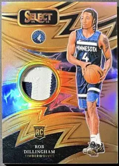 49枚限定 Rob Dillingham RC Sparks Patch NBA
