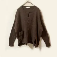 極美品✨タング TANG！アルパカ100% ニット セーター カーディガン