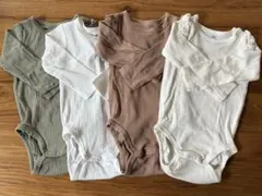 H &M ロンパース・カバーオール　4点セット