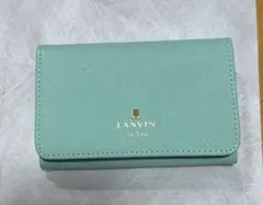LANVIN 名刺入れ ミントグリーンのサムネイル