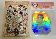 鬼滅の刃　海の家　オーロラステッカーセット　1点 ハロウィンポスカ　1点