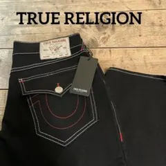 【TRUE RELIGION】ROCCO W33 L32 ブラックデニム