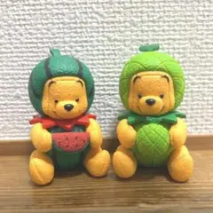 ディズニーストア くまのプーさん ガチャガチャ スイカ　メロン