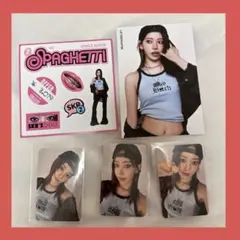 【LESSERAFIM】spaghetti サクラトレカ3枚＆シール＆ポスカ