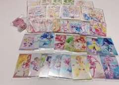 プリキュア　ウエハース　色紙　セット　カード　ガチャストラップ新品バラ売り◯ プリキュア ウエハース 色紙 セット カード ガチャストラップ新品バラ