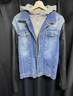 ZARA フード付きデニムジャケット