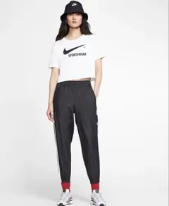 美品　 NIKE トレーニングパンツロングパンツ　L ナイキ　ナイロン