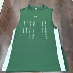 Reebok LES MILLS タンクトップ グリーン M