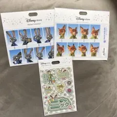 【値下げ】ディズニーストア ズートピア ステッカー まとめ売り