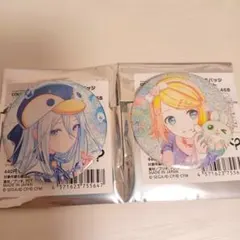 プロセカ グリッター缶バッジ 46b 宵崎奏 鏡音リン 2個セット