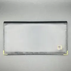 DUNHILL ダンヒル オックスフォード 長財布 札入れ カーブレザー 黒色