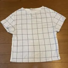 BEAUTY&YOUTH チェック柄半袖Tシャツのサムネイル