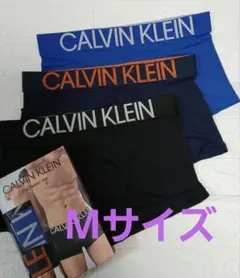 CALVIN KLEIN 　ボクサーパンツ 　Mサイズ　3枚セット黒、青、紺