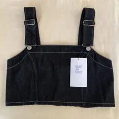 新品　タグ付き　OLIVE des OLIVE ビスチェ　デニム　黒　ブラック