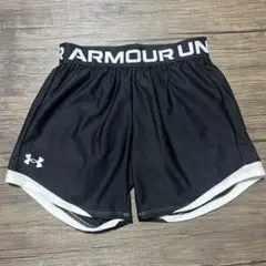 140cm Under Armour ブラック ショートパンツ