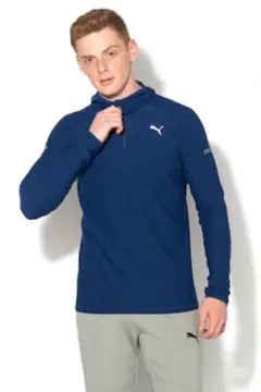 PUMA フード付きパーカー　ブルー