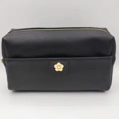 ♥新品・美品♥MARYQUANT クラシカルデイジーメタル　スクエアポーチL