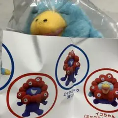 大阪万博　ミャクミャクとカモノハシのイコちゃんガチャぬいぐるみ　1体