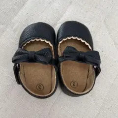 【最終値下‼️】リボン付きブラックフォーマルシューズ 13cm