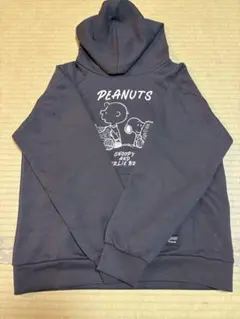 PEANUTS スヌーピー パーカー ブラック S