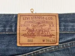 【値下げしました】Levi's 502XX ストレートデニム W36 L36