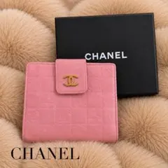 シャネル CHANEL 財布 ココマーク アイコンライン ピンクのサムネイル