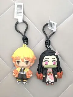 鬼滅の刃　バッグクリップ　我妻善逸　禰豆子　無限城