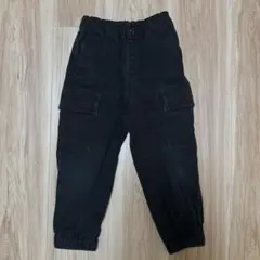 UNIQLO カーゴパンツ シェフパンツ 110cm ブラック