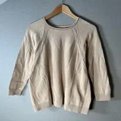 【GIANNI LO GIUDICE】上質コットンニット 春色ベージュ(40)のサムネイル
