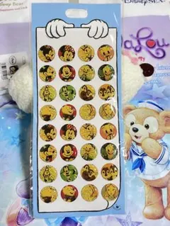 ディズニーキャラクター 丸型シール ステッカー