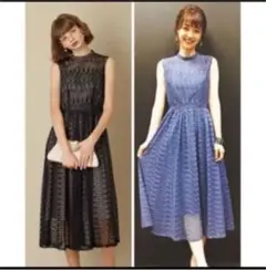 クロシェ風レースドレス【Aimer】