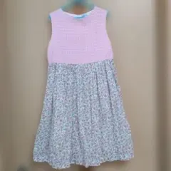 【最終価格】銀座のサエグサ取扱　イタリア製キッズワンピース(130㌢前後)女の子のサムネイル