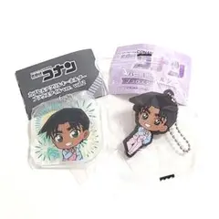 名探偵コナン ラバーキーホルダー　カプセルアクリルキーホルダー　服部平次