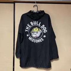 THE BULL DOG MIZCOREE ブラックナイロンジャケット