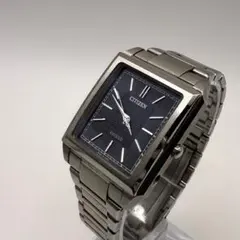 【稼働/電波ソーラー】CITIZEN EXCEED スクエア メンズ腕時計