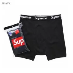 Supreme ブラック パンツ ボクサーショーツ M 2枚入のサムネイル