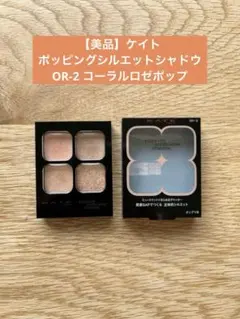 【美品】ケイト ポッピングシルエットシャドウ OR-2コーラルロゼポップ