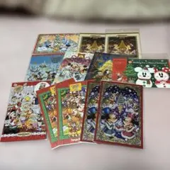 ミッキー・ミニー クリスマスポストカード 12枚セット